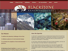 Tablet Screenshot of blackstoneranchinstitute.org